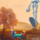 Illustration for article titled Please enjoy these all-new, robot-enhanced thrift store paintings